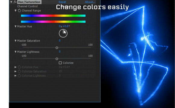 Electro - Electric Title Sequence + 16 Lighting Elements. - 12