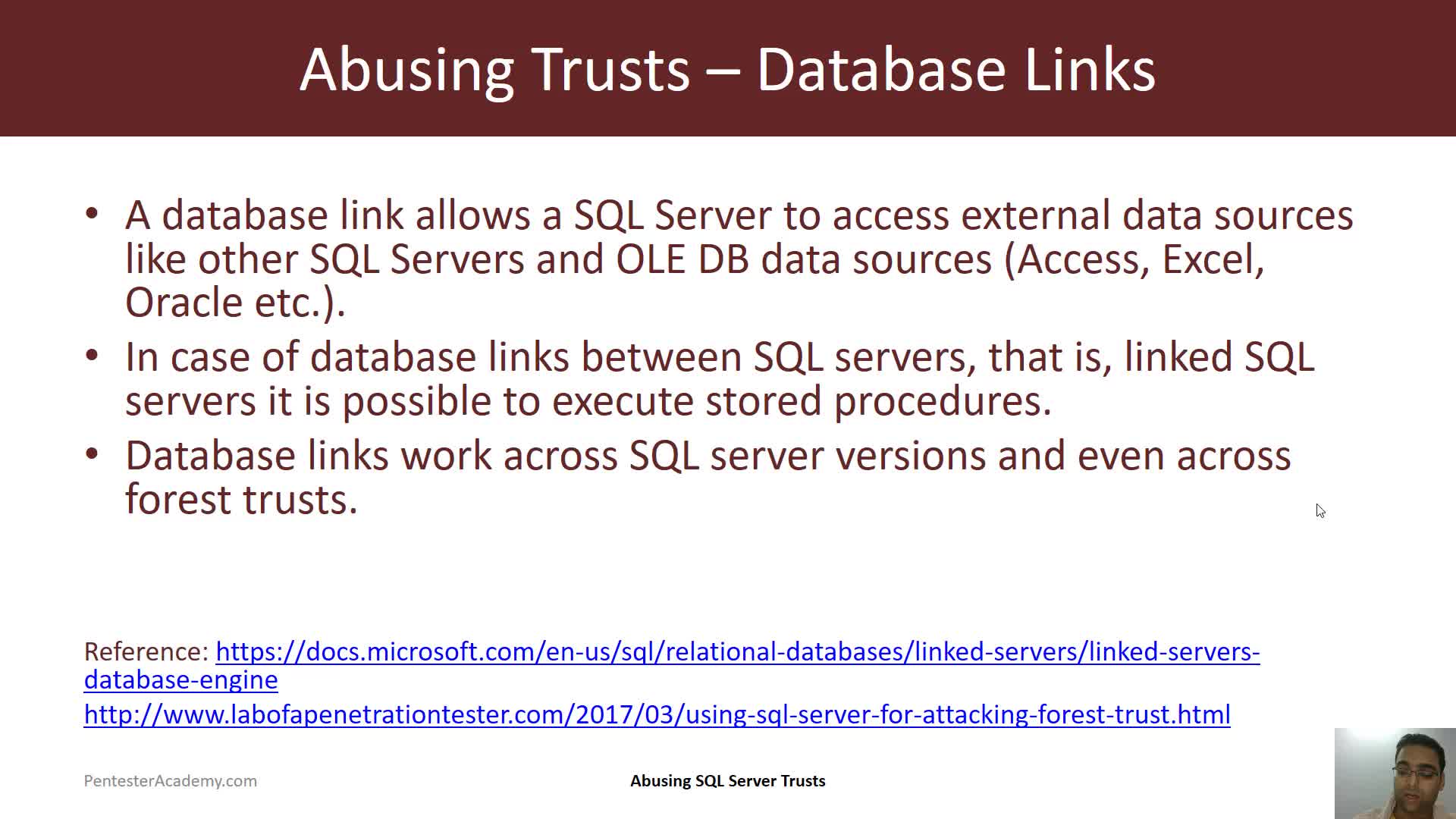 Abusing SQL Server Trusts in a Windows Domain