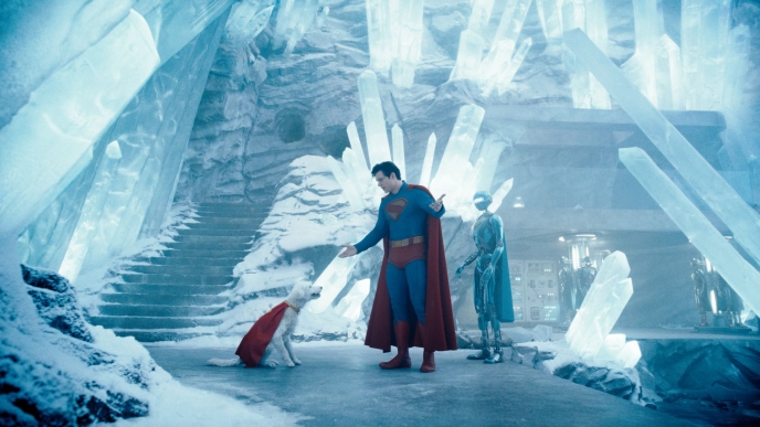 Superman: Building Superdog, Crafting Crystalline Fortress of Solitude, Pioneering 4D Gaussian Splat