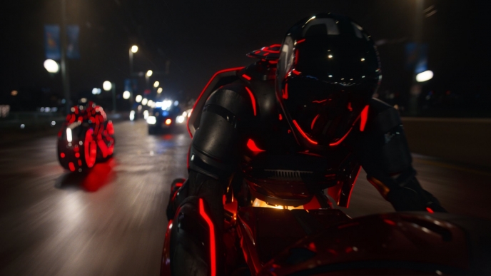 When Worlds Collide: Bridging the Grid and Reality in TRON: Ares
