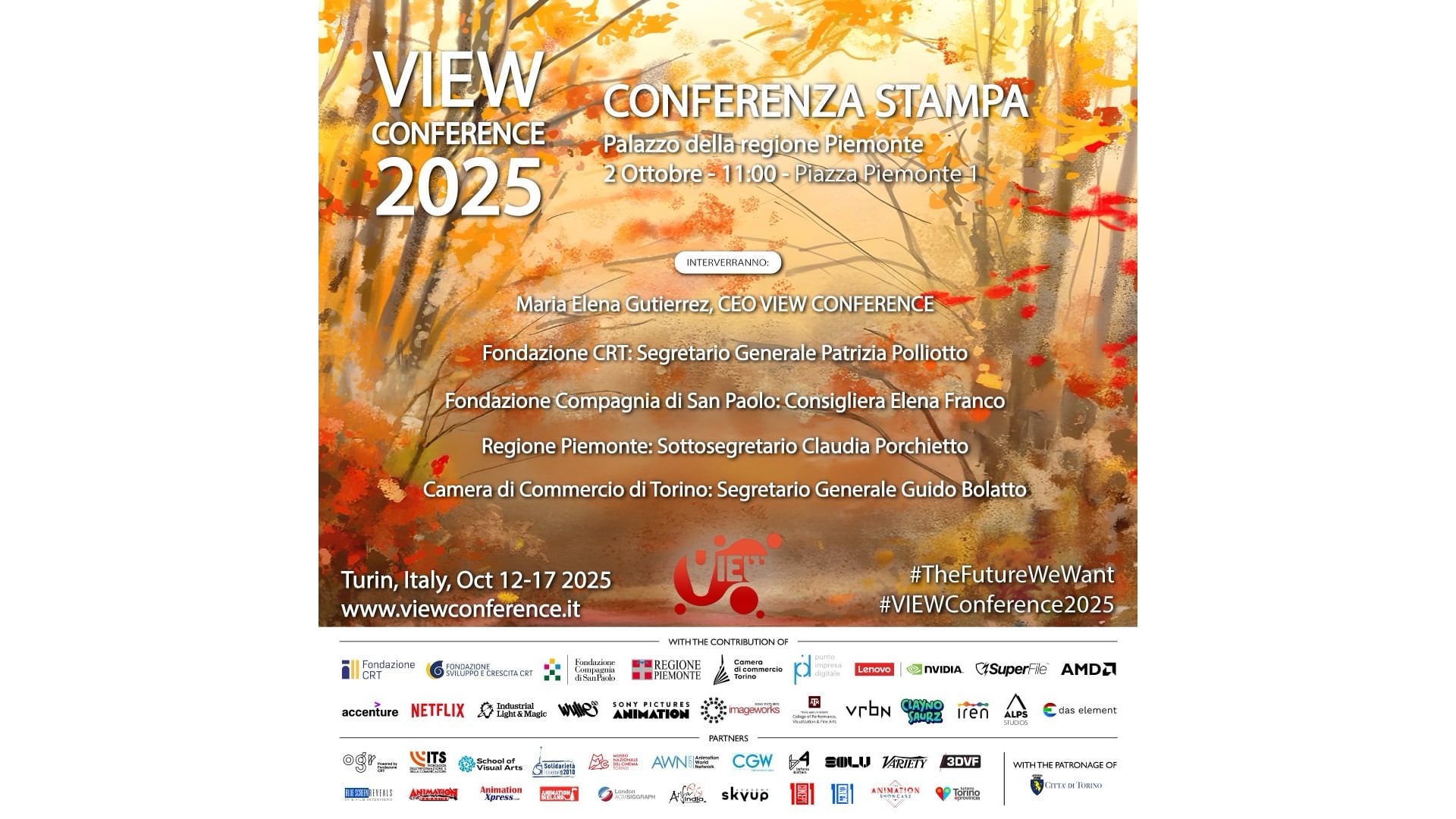 View Conference Conferenza Stampa VIEW Conference 2025 | VIEW Conference 2026