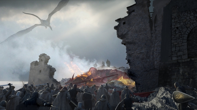 Destroying Cities in the World of Game of Thrones