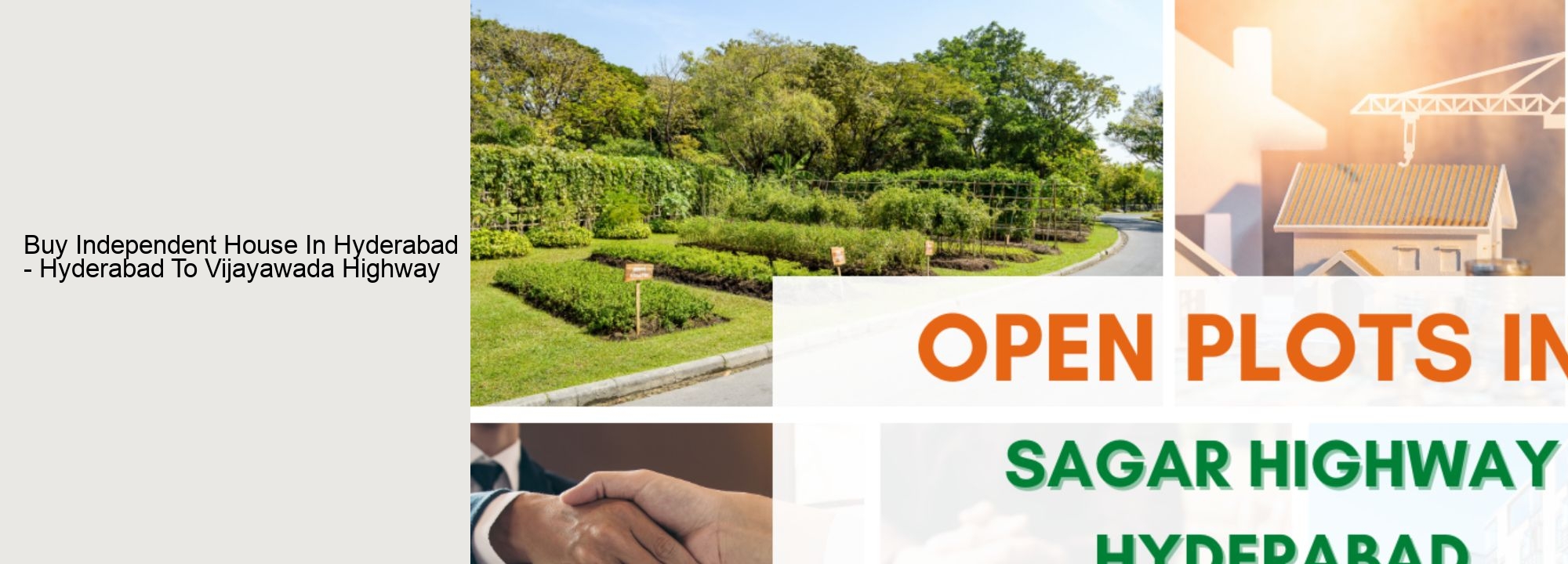 Buy Independent House In Hyderabad - Hyderabad To Vijayawada Highway