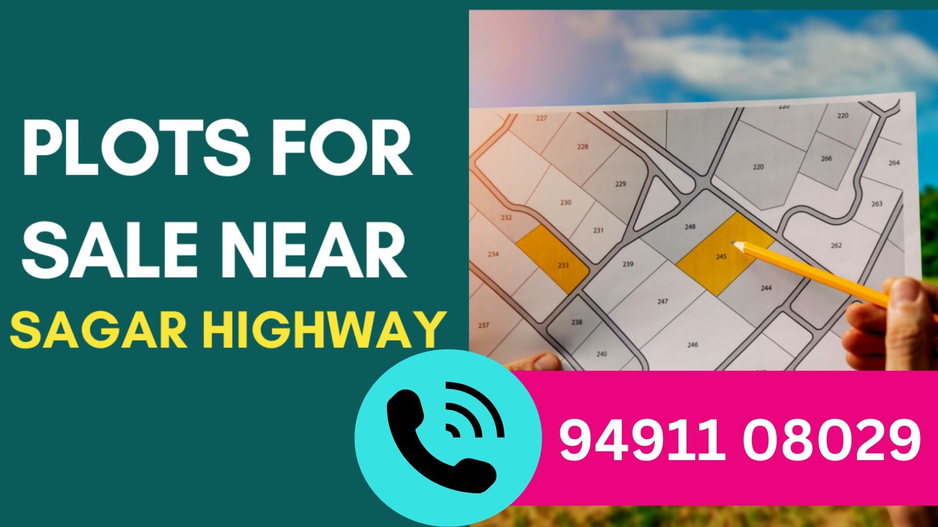 Plots Near Me In Hyderabad To Vijayawada Highway - Contact us today by phone at +91 9491108029