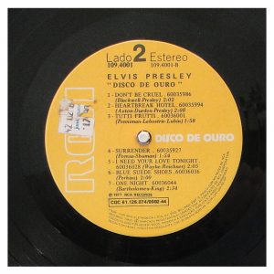 Elvis Presley - Disco de Ouro ° (Capa Digitalizada) - Imagem 3