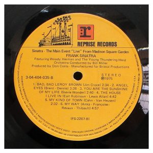 Frank Sinatra - The Main Event Live ° (Capa digitalizada) - Imagem 4