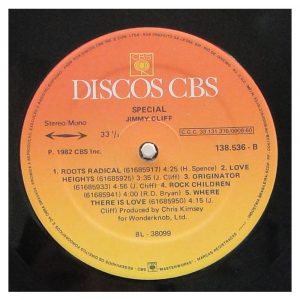 Jimmy Cliff Special - Disco de vinil - LP # - Imagem 3