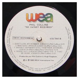 Phil Collins - No jacket required º - Imagem 2