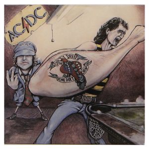 AC/DC ‎– Dirty Deeds Done Dirt Cheap - Vinil Colorido Verde Importado - Imagem 5