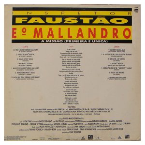 Trilha sonora do Filme "Inspetor Faustão e o  Mallandro" º - Imagem 2