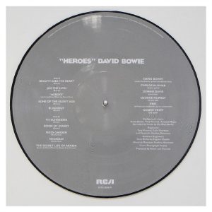 David Bowie - "Heroes" - Vinil Picture Disc importado