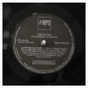 The Singers Unlimited ‎– Just In Time # - Imagem 2