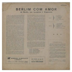 Jo Basile, seu Acordeon & Orquestra ‎– Berlim com Amor # - Imagem 4