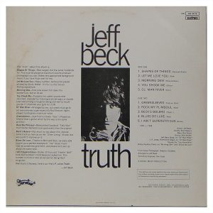 Jeff Beck ‎– Truth - Imagem 4