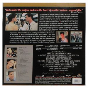 LD Film The Year of Living Dangerously - O Ano de Todos os Perigos “Laser Disc” - Imagem 3