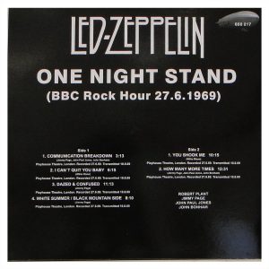 Led Zeppelin - One Night Stand - Vinil Colorido Importado - Imagem 3