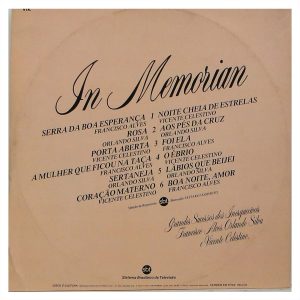 In Memorian - Os Grandes Sucessos de "Francisco Alves, Orlando Silva e Vicente Celestino" # - Imagem 4