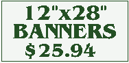 Magnetic Signs 12"x28". Click on this link to get more options. 