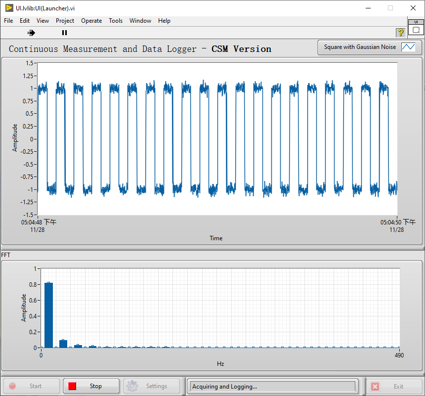 CSM Continuous Meausrement and Logging Example Toolkit for LabVIEW ...