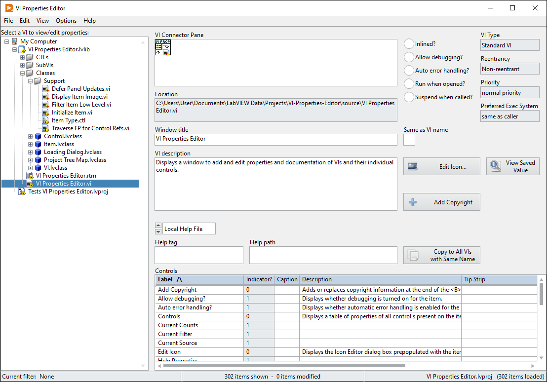 VI Properties Editor Toolkit for LabVIEW - Download - VIPM by JKI