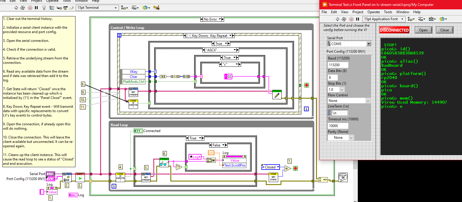 IG Serial Stream Toolkit for LabVIEW - Download - VIPM by JKI