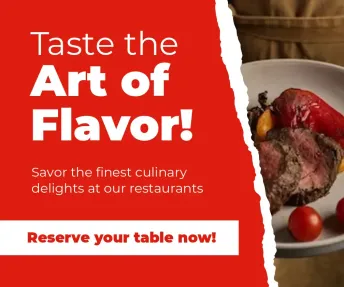 Banner Ads Large Rectangle - Restaurant