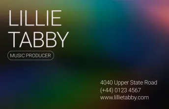 Business Card - music producer