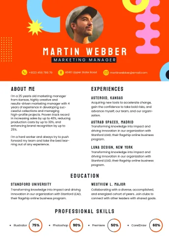 Resume A4- Marketing