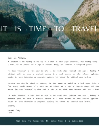 It is Time to Travel