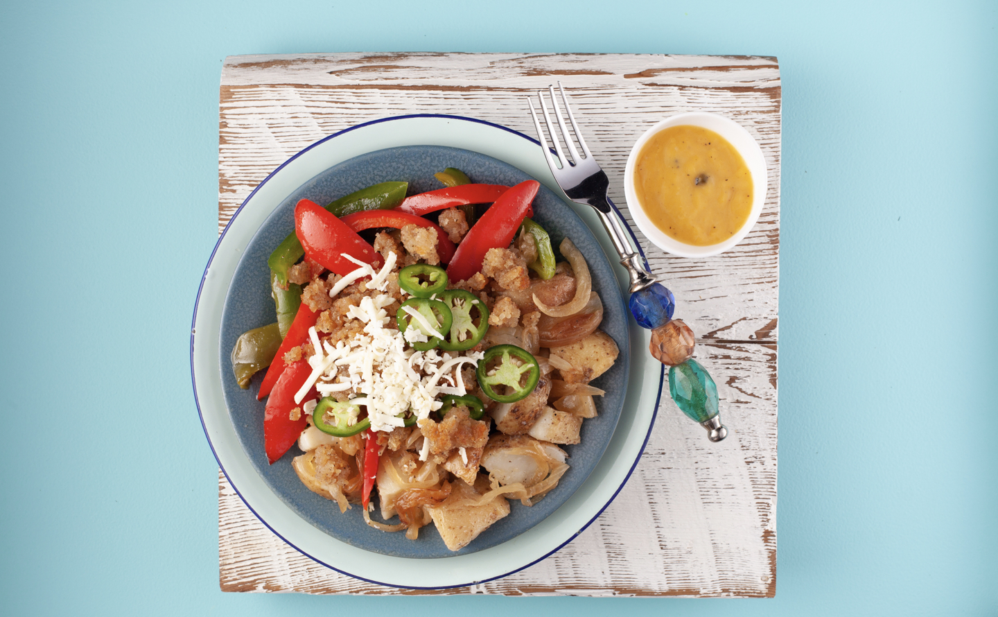 Beyond Meat Philly Bowl with Potatoes