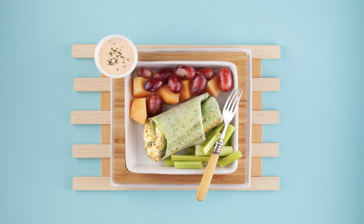 Wrap Bento Box with Fruit