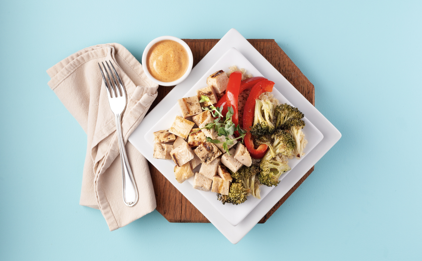 Smoked Paprika Turkey with Quinoa