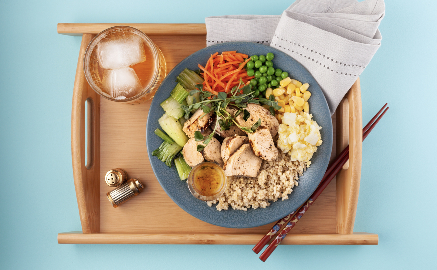 Chicken Yakitori Fried Rice with Black Rice