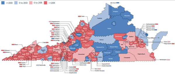 Image for Change in Partisanship - 2017 vs. 2021