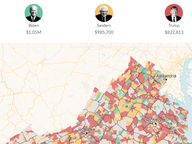 Presidential Donations by Precinct - Through Feb 2020