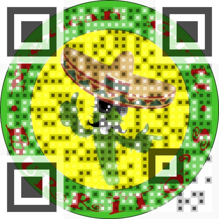 Mexican Burrito QR Code
