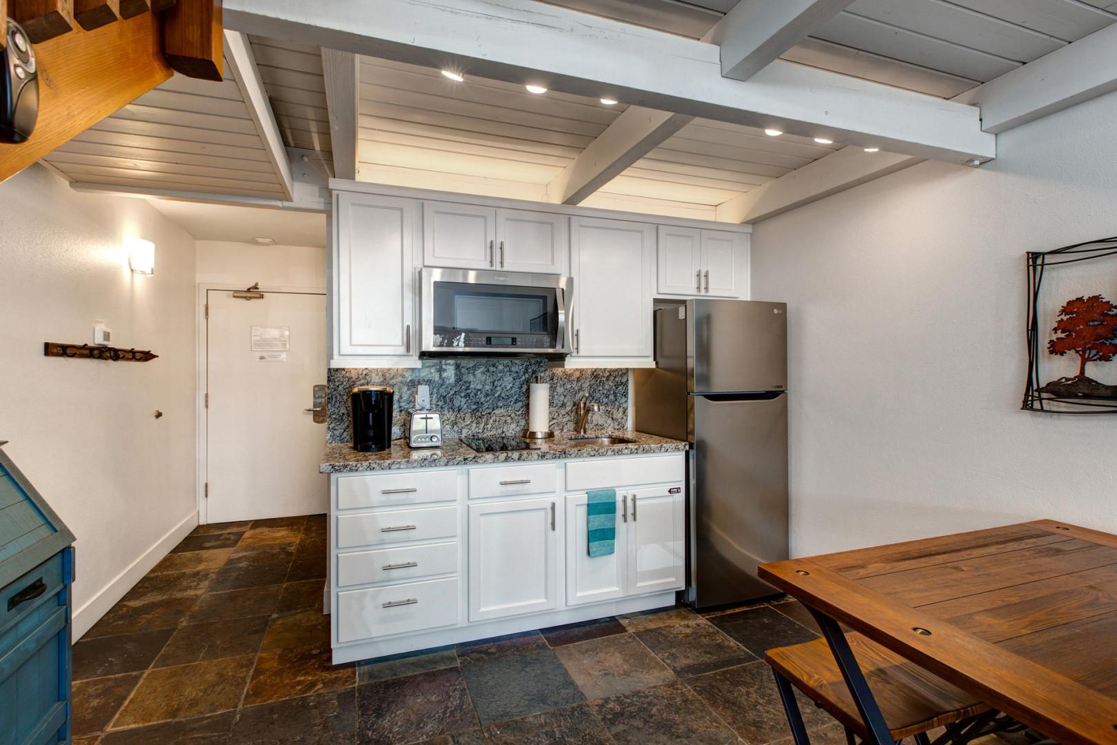 Inviting dining table in a cozy kitchen setting.