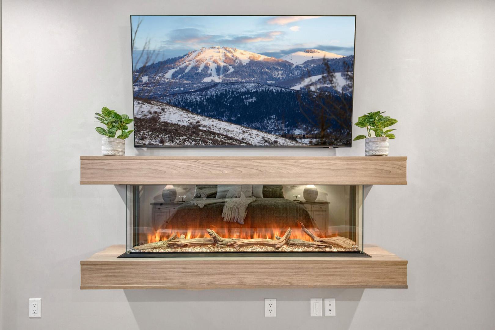 Curl up in front of your modern fireplace and enjoy cozy evenings after exploring the slopes—your perfect retreat awaits.
