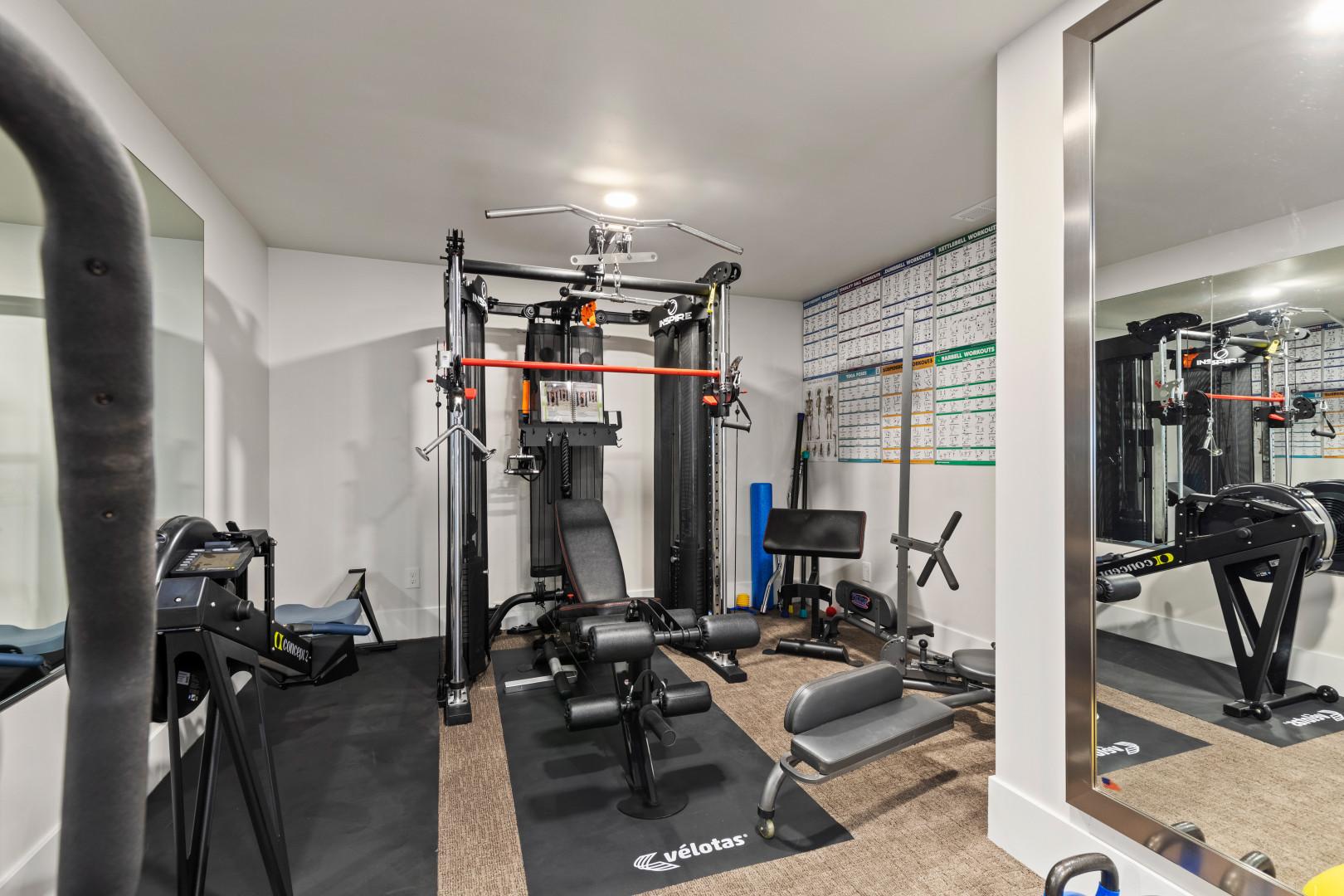 Deer Springs 12797: Gym: "Sweat it out in our state-of-the-art fitness center."