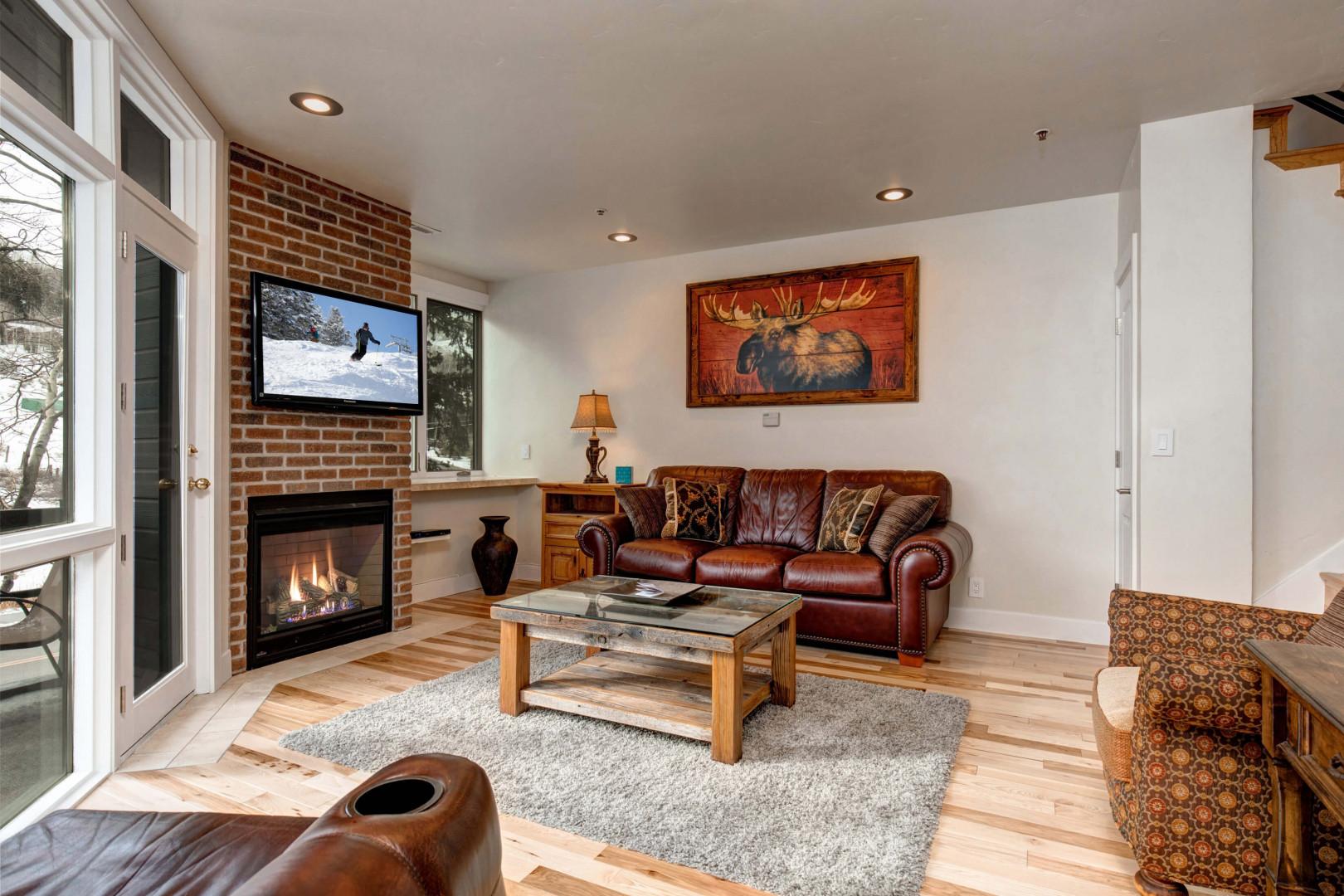 Sunspot 625-A4- Cozy up next to our inviting fireplace in this serene living room