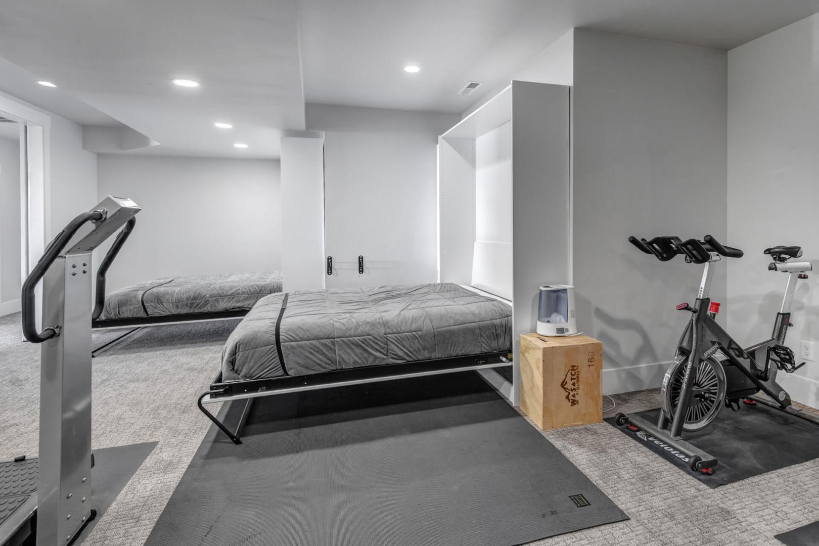 Deer Springs 12797: Bedroom four has 2 queen-sized murphy beds and a fully equipped fitness room.