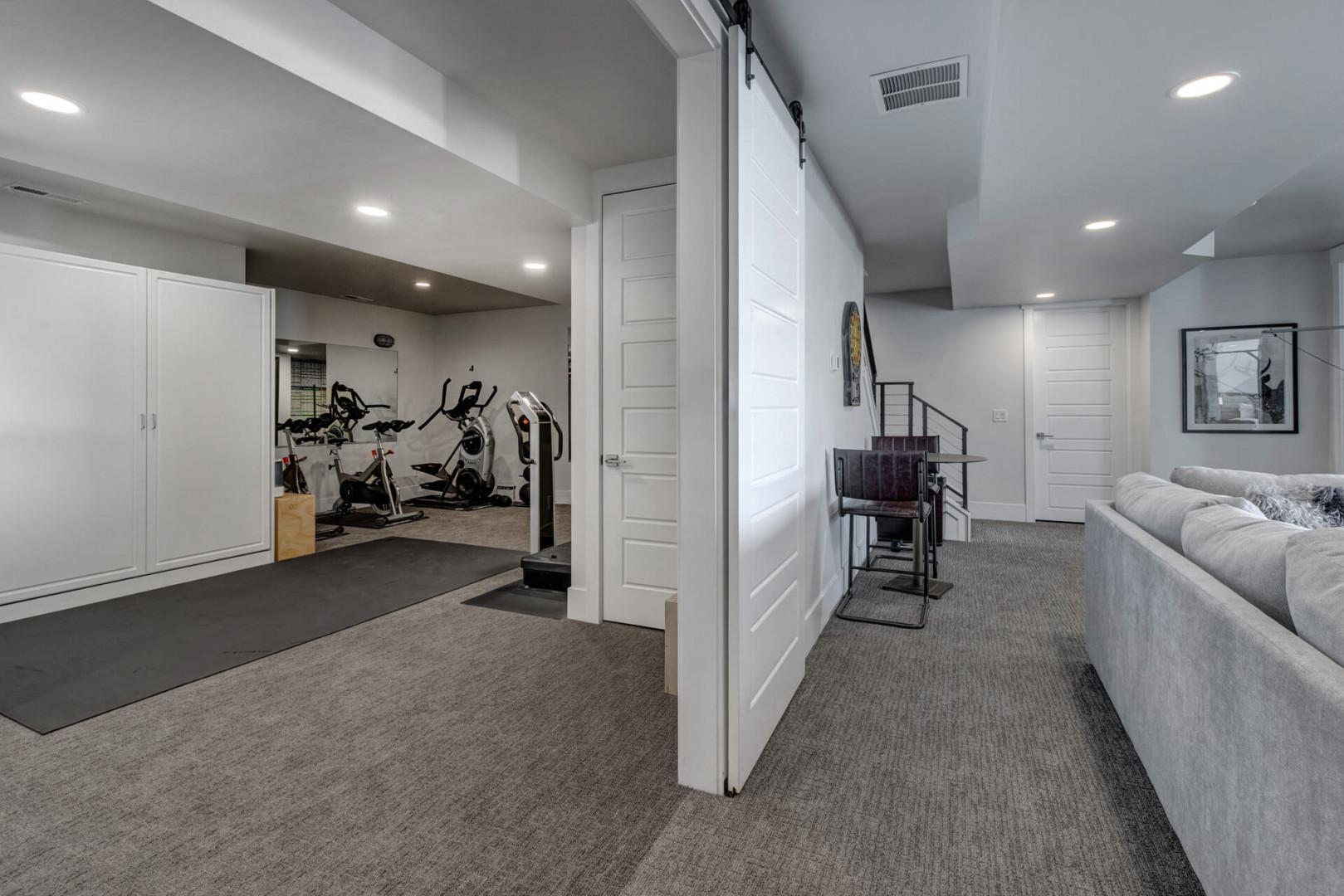 Deer Springs 12797: The state-of-the-art in-home fitness room is conveniently located downstairs off from the secondary living area.