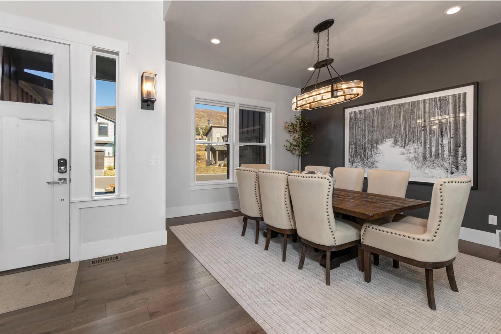 Deer Springs 12797: The Formal Dining Room and Table.