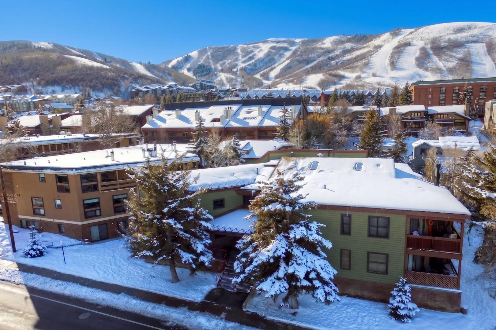 Ski Team Aerial Winter