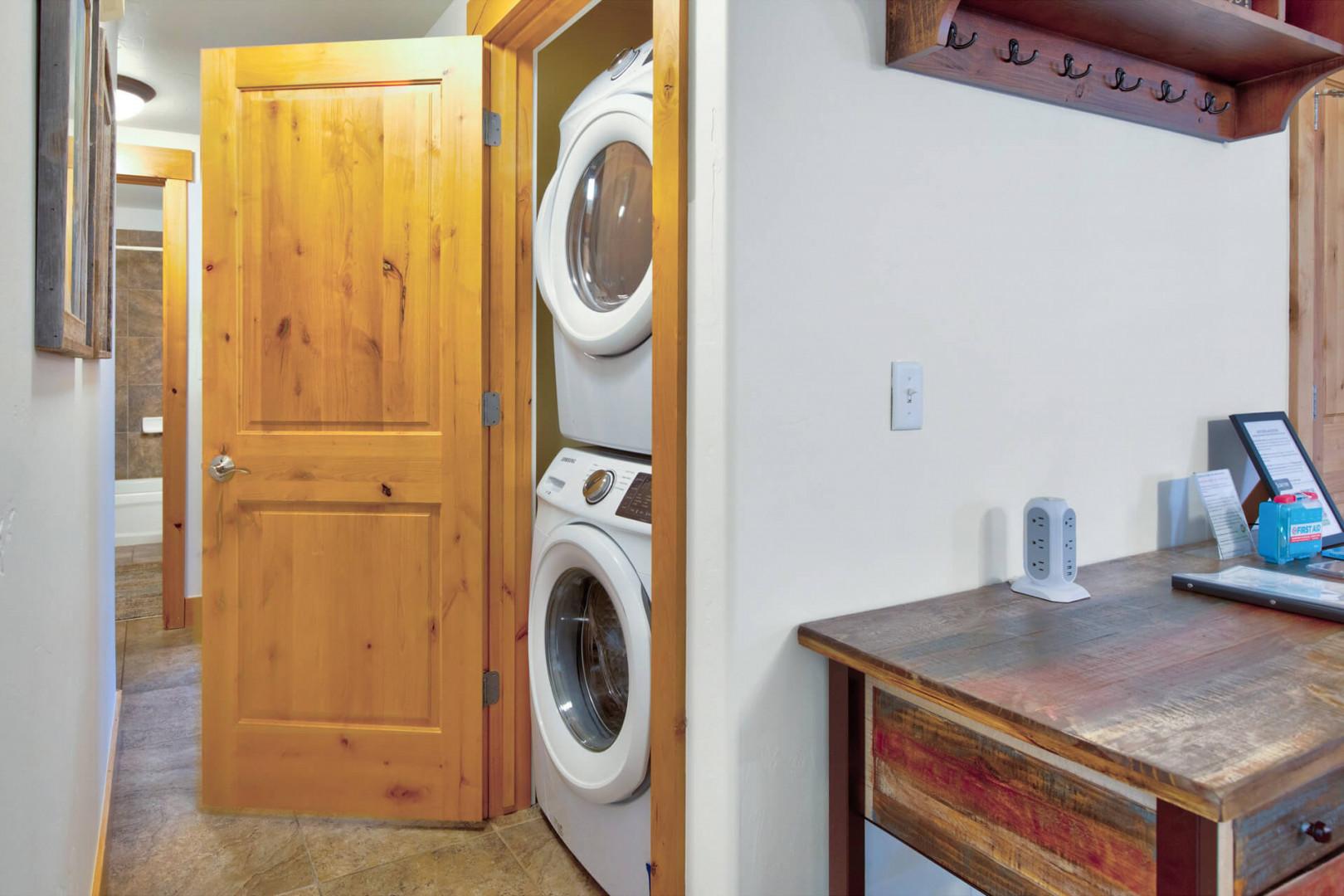 Vacation Rentals in Park City at Bear Hollow Lodges 1304: Private in-home washer and dryer