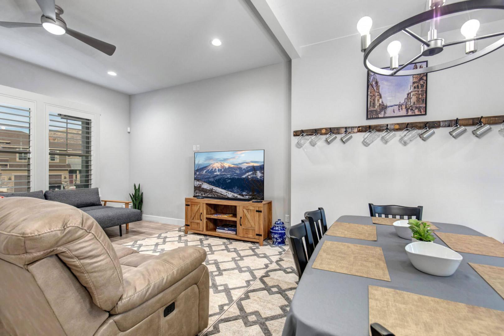 Wasatch Springs 1107: Open living, dining and kitchen