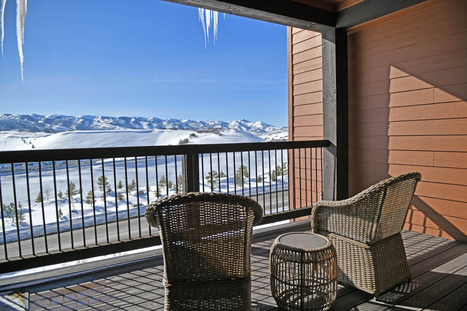 Black Rock Ridge 14161: Main level balcony view