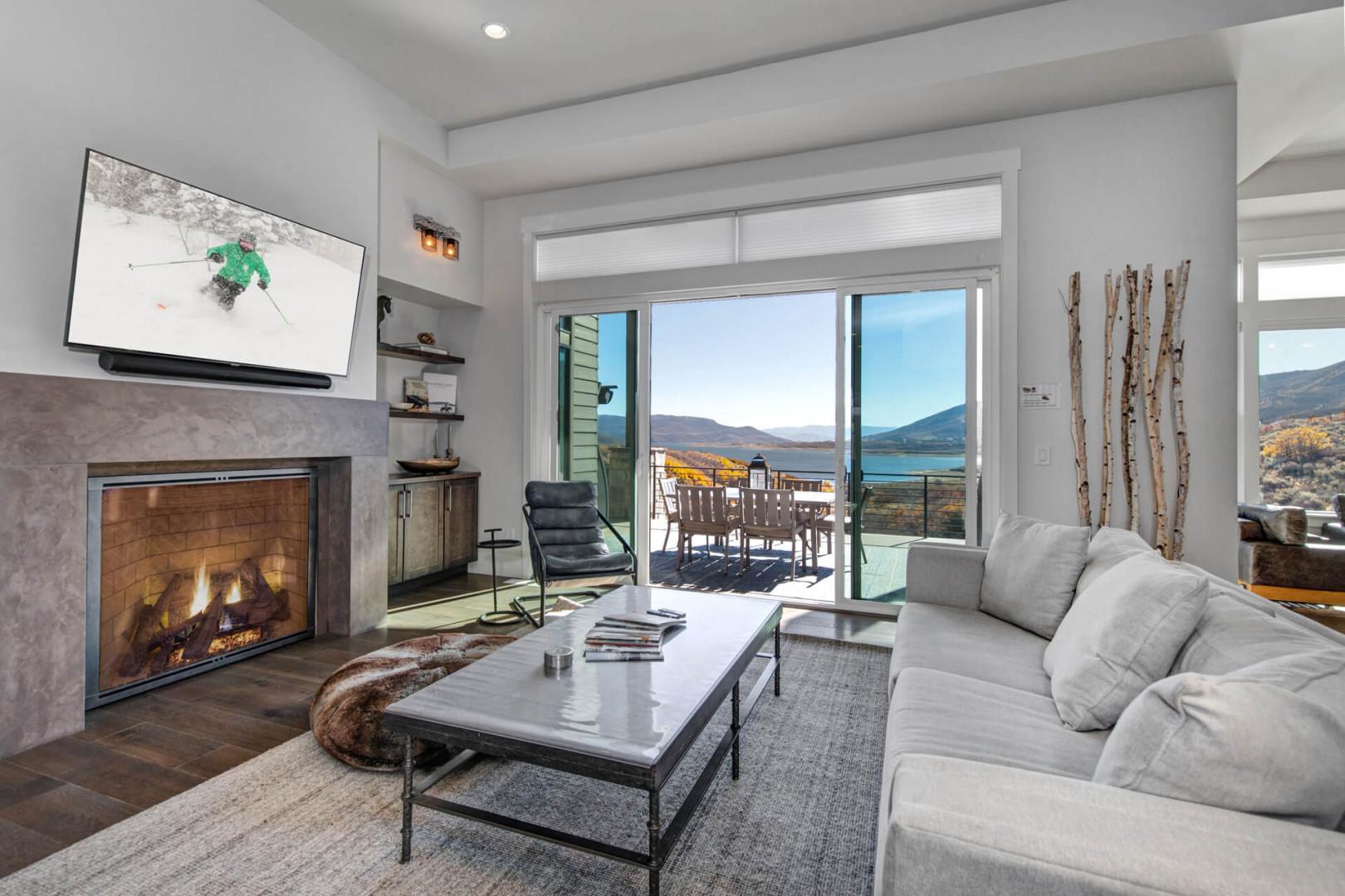 Deer Springs 12797: The modern and inviting living room offers a seamless transition between indoor comfort and natural beauty.