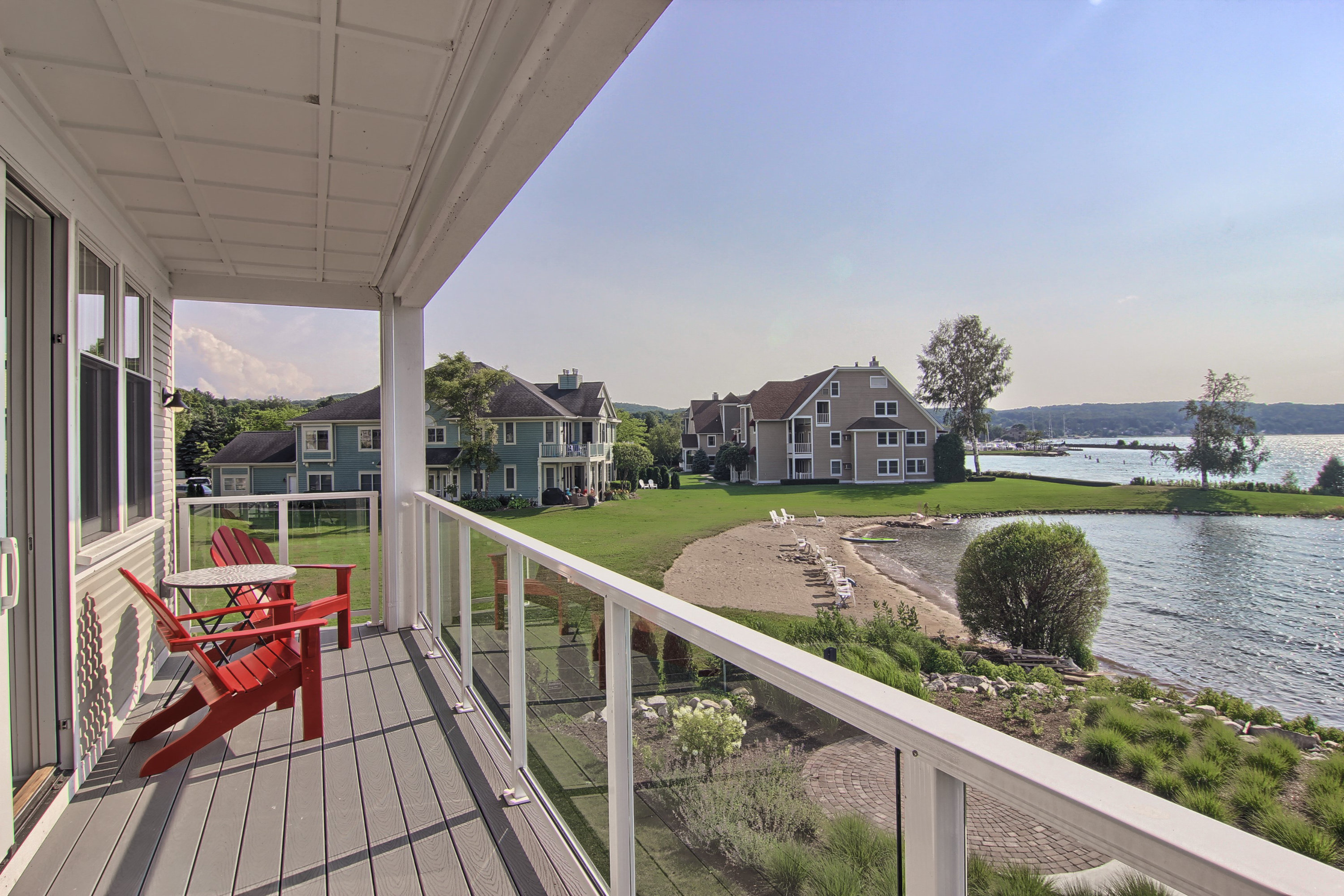 Stunning Waterfront Condo in Boyne City with 45' Boat Slip