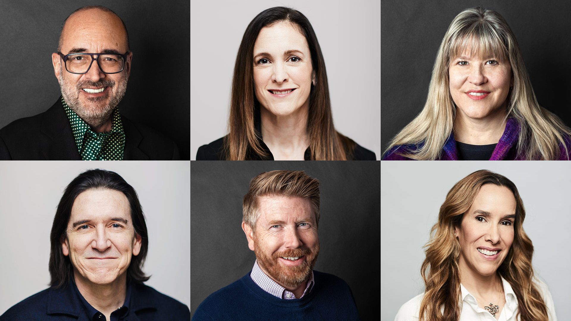 Six-headshot grid featuring Thom Wolfe, Anne-Marie Rosser, Kristin Lingren, Dana Arnett, Mike Walsh and Ariadna Navarro